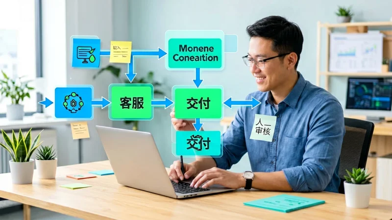一人公司 AI 虚拟岗位怎么拆：从销售、客服到交付建立任务边界-OPCboot