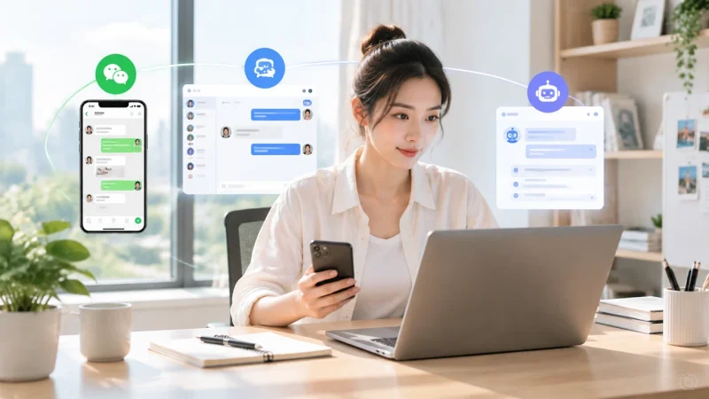 一人公司客服工具怎么选：微信、企业微信与 AI 客服的适用场景和成本对比-OPCboot