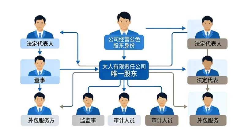 一人公司真的只能有一个人吗?股东、法定代表人与员工关系讲清 - OPCboot-OPCboot
