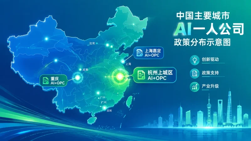 2026年地方AI一人公司政策密集出现：创业者需要等待哪些执行信息明确-OPCboot一人公司创业邦
