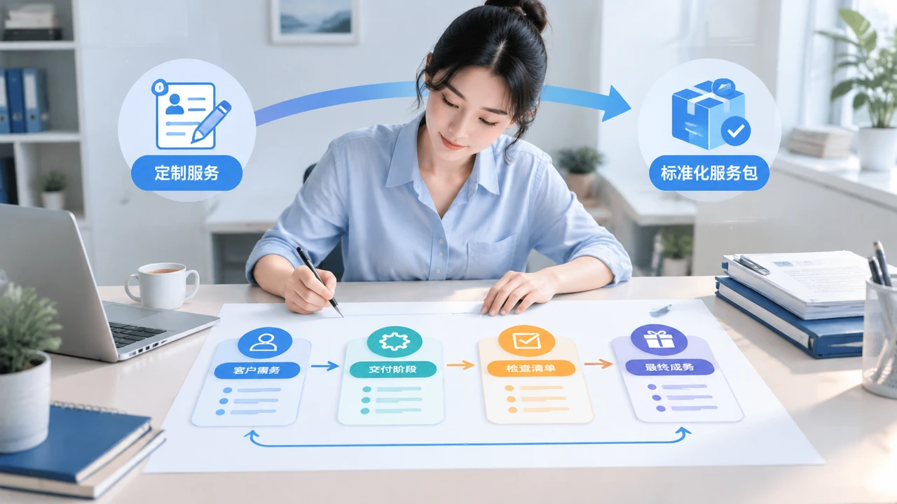 自由职业者整理标准化服务交付流程