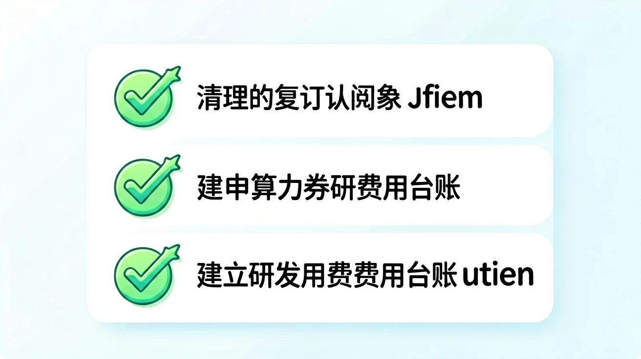一人公司运营成本拆解:AI算力、工具订阅与税费计算 3 降低一人公司成本的三个立即行动检查清单