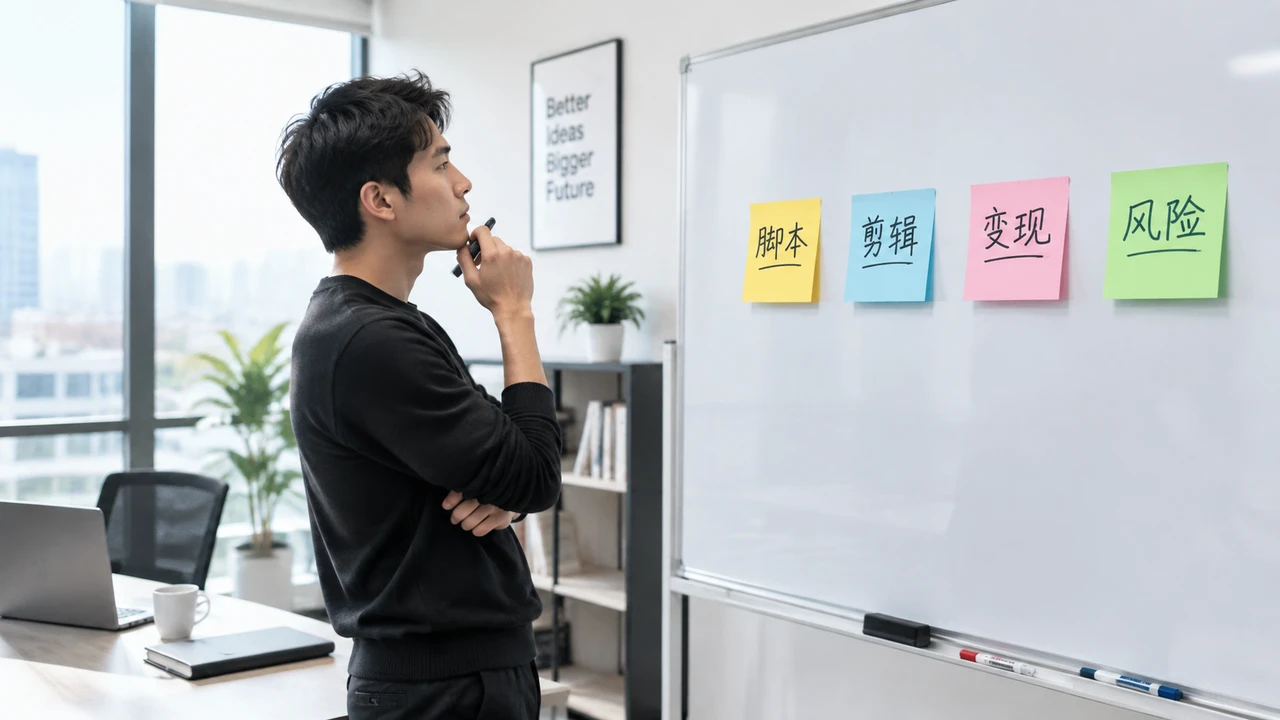 从AI短视频脚本到商业变现:一人公司项目落地案例分析 3 一人公司创业者规划AI短视频变现路径的思考场景