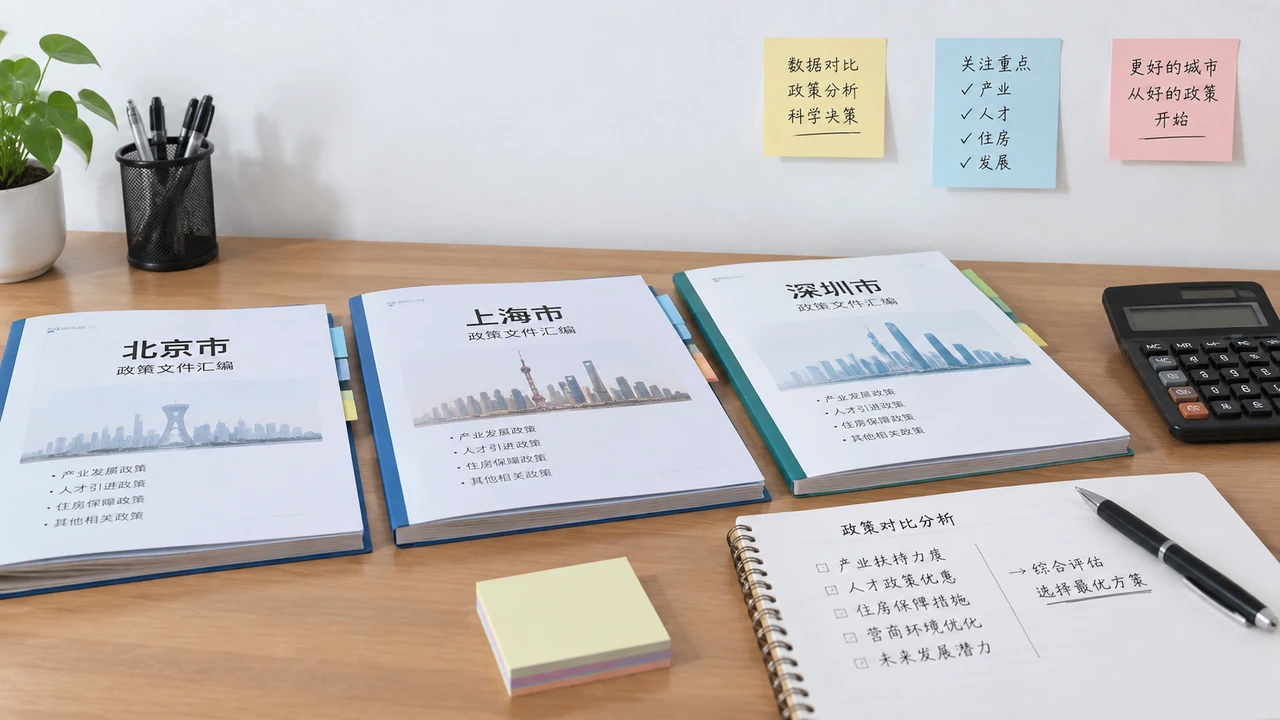 2026年地方OPC扶持政策地图:重点城市补贴与准入条件 3 城市政策比较工作台