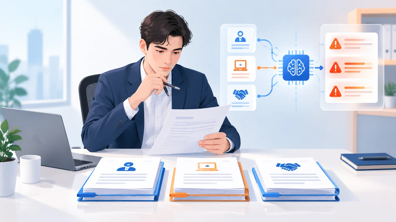 一人公司商业合同模板与AI审查工具实用教程 1 一人公司使用AI辅助审查商业合同的工作场景