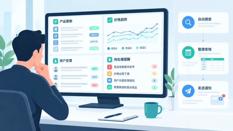 AI 驱动的竞品监控流：利用 Perplexity 与自动化脚本实时追踪-OPCboot